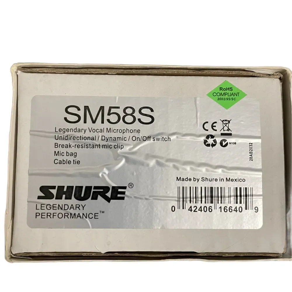 Shure dynamic microphone